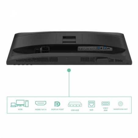 Monitor 24P4CV 23.8 cala IPS 120Hz HDMI DP RJ45 USB-C Pivot Głośniki 