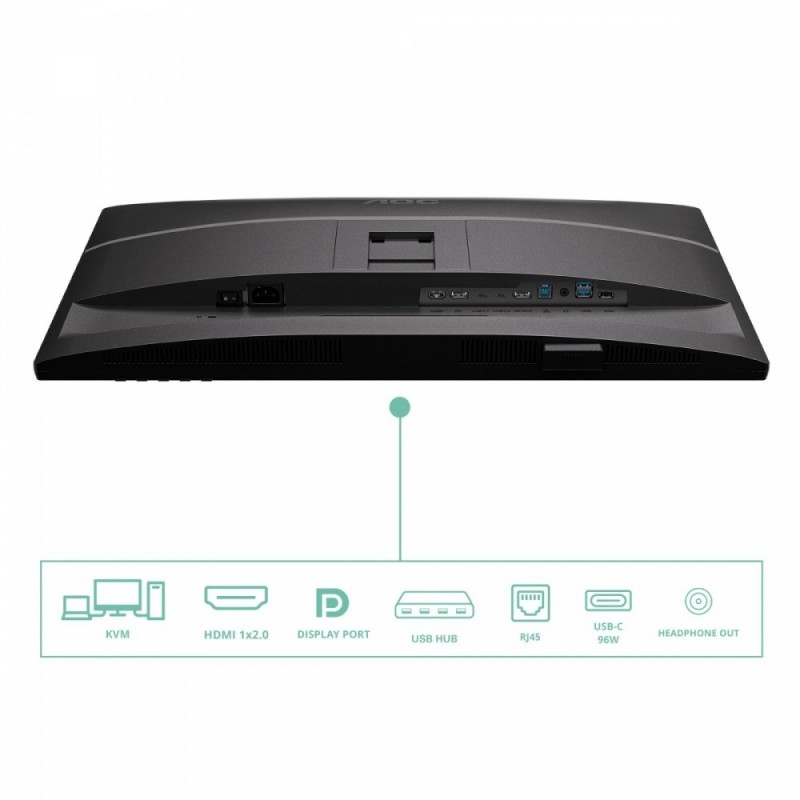 Monitor Q27P4CV 27 cali IPS 120 Hz HDMI DP RJ45 USB-C Pivot Głośniki 