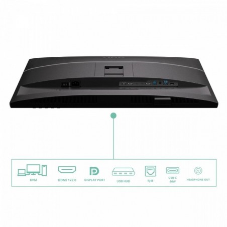 Monitor Q27P4CV 27 cali IPS 120 Hz HDMI DP RJ45 USB-C Pivot Głośniki 