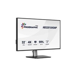 IIYAMA HB3201UHSNP-B1 32inch IPS BLACK 2.0 panel 3840x2160 UHD DCI-P3 99per Pantone Certified Delta E 2 USB-C Dock LAN/96W PD/DP