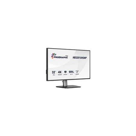 IIYAMA HB3201UHSNP-B1 32inch IPS BLACK 2.0 panel 3840x2160 UHD DCI-P3 99per Pantone Certified Delta E 2 USB-C Dock LAN/96W PD/DP