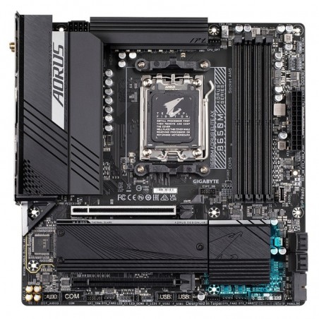 Płyta główna B650M AORUS ELITE AX AM5 4DDR5 HDMI/DP mATX Płyta główna B650M AORUS ELITE AX AM5 4DDR5 HDMI/DP mATX