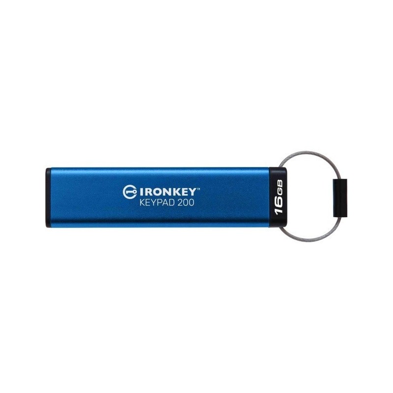 Pendrive 16GB IronKey Keypad 200 FIPS140-3 Lvl3 AES-256 Pendrive 16GB IronKey Keypad 200 FIPS140-3 Lvl3 AES-256