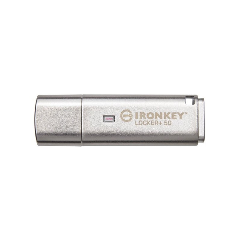 Pendrive 64GB IronKey Locker+ 50 AES Encrypted USB to Cloud Pendrive 64GB IronKey Locker+ 50 AES Encrypted USB to Cloud