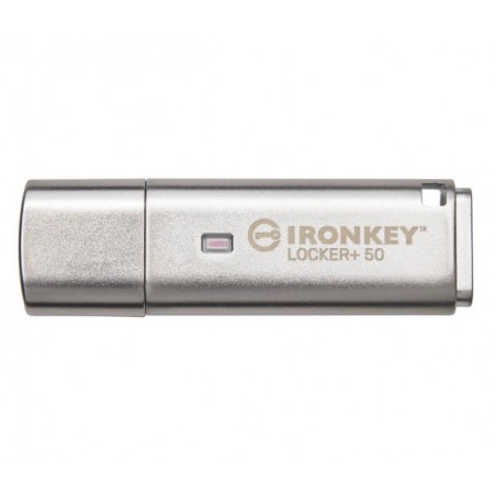 Pendrive 64GB IronKey Locker+ 50 AES Encrypted USB to Cloud Pendrive 64GB IronKey Locker+ 50 AES Encrypted USB to Cloud
