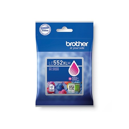 Brother oryginalny ink / tusz LC552XLM, magenta, 1500s Brother oryginalny ink / tusz LC552XLM, magenta, 1500s