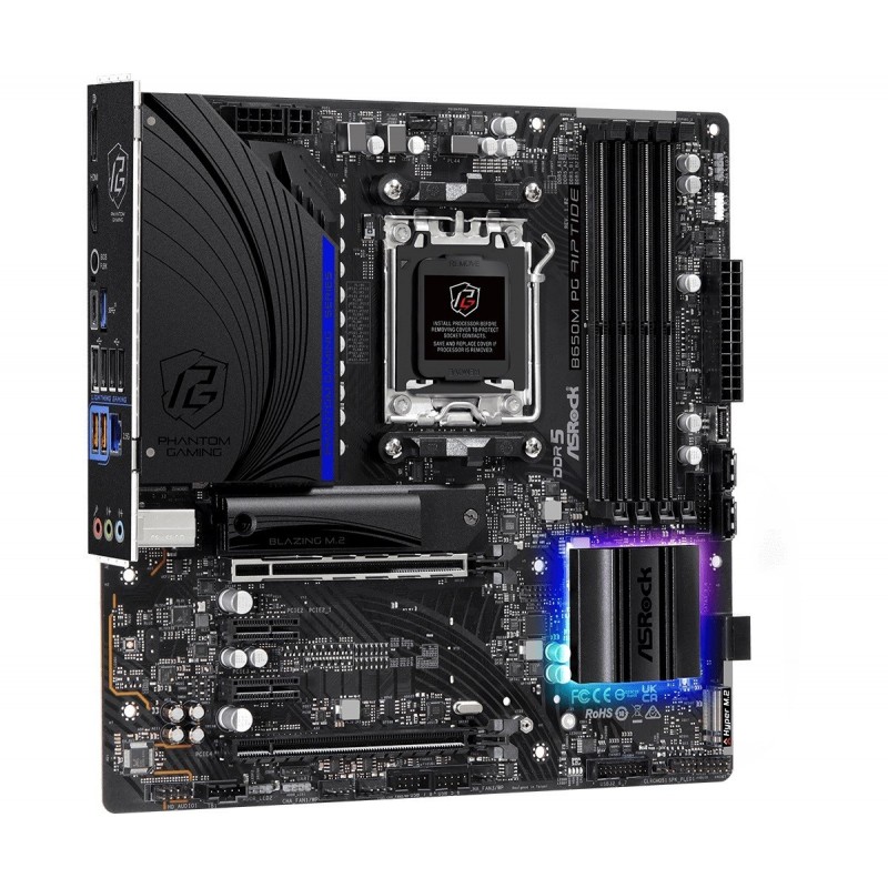 Płyta główna B650M PG RIPTIDE AM5 4DDR5 HDMI/DP mATX 