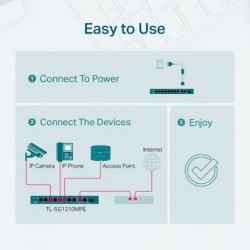 Switch SG1210MPE  Smart 8GE PoE+ 1GE 1SFP