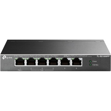 Przełącznik SG1006PP 6GE (3PoE+ 1PoE++) Przełącznik SG1006PP 6GE (3PoE+ 1PoE++)