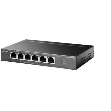 Przełącznik SG1006PP 6GE (3PoE+ 1PoE++) Przełącznik SG1006PP 6GE (3PoE+ 1PoE++)