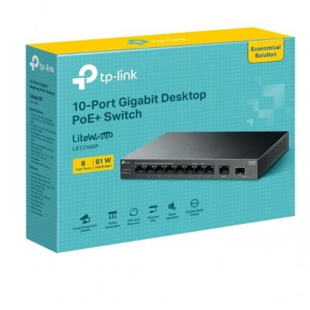 Przełącznik LS1210GP 10xGE PoE+