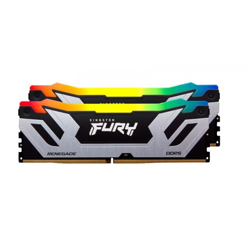 Pamięć DDR5 Fury Renegade Silver RGB 48GB(2*24GB)/8400  CL40