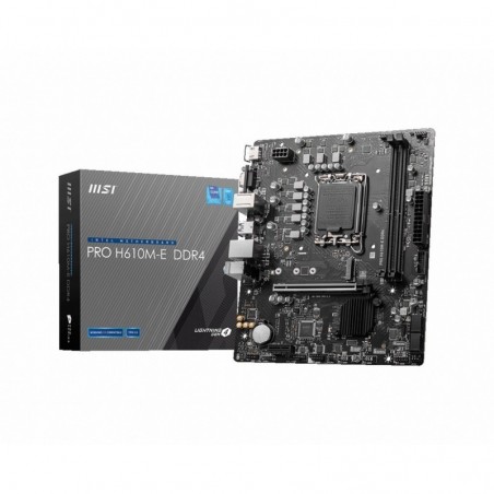 Płyta główna PRO H610M-E s1700 DDR4 HDMI M.2 mATX Płyta główna PRO H610M-E s1700 DDR4 HDMI M.2 mATX