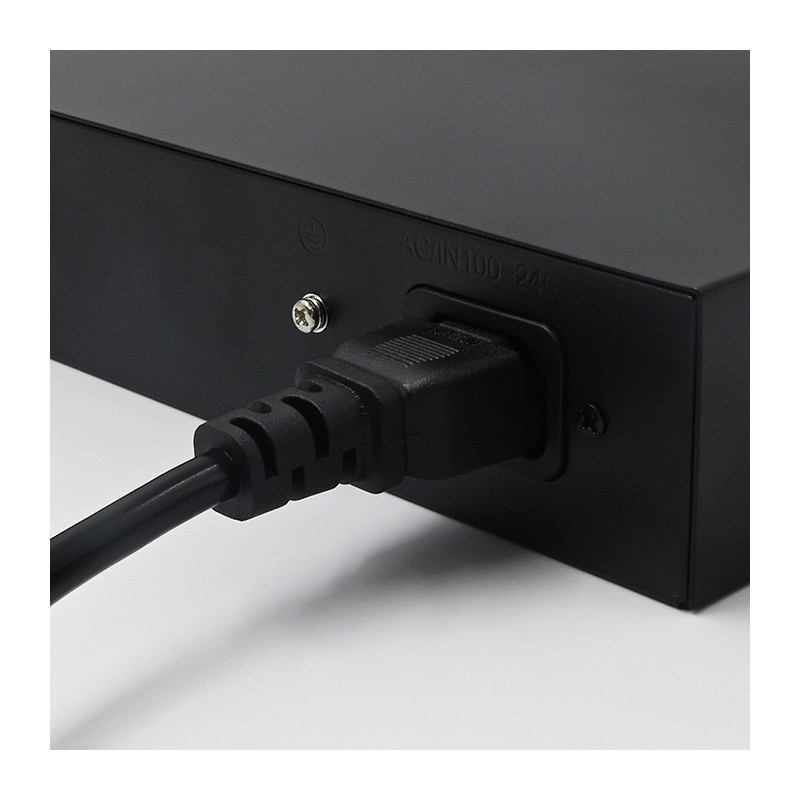 Przełącznik sieciowy SWITCH FAST Ethernet PoE | 4x RJ45 |  2x    RJ45 Uplink | 65W | 10/100Mb/s 