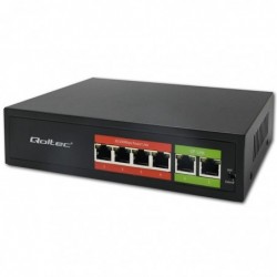 Przełącznik sieciowy SWITCH FAST Ethernet PoE | 4x RJ45 |  2x    RJ45 Uplink | 65W | 10/100Mb/s 
