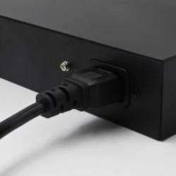 Przełącznik sieciowy SWITCH FAST Ethernet PoE | 8x RJ45 |  2x RJ45 Uplink | 120W | 10/100 Mb/s 