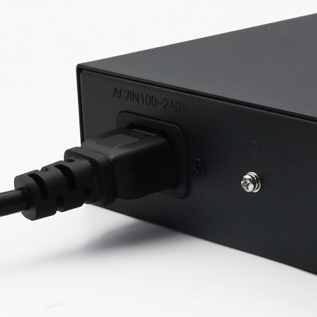 Przełącznik sieciowy SWITCH Gigabit Ethernet PoE | 16x RJ45 | 2x RJ45 Uplink | 2x SFP | 1000 Mb/s Przełącznik sieciowy SWITCH Gigabit Ethernet PoE | 16x RJ45 | 2x RJ45 Uplink | 2x SFP | 1000 Mb/s