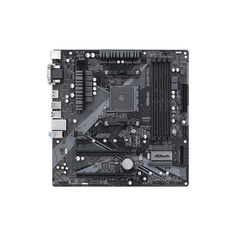 Płyta główna B450M PRO4 R2.0 AM4 4DDR4 HDMI uATX 