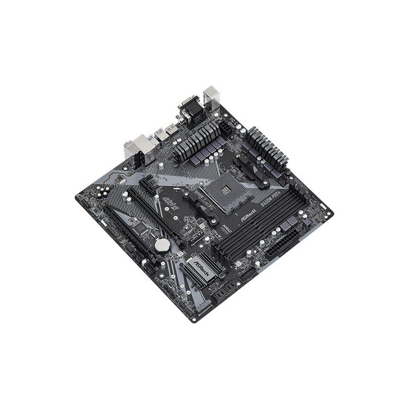 Płyta główna B450M PRO4 R2.0 AM4 4DDR4 HDMI uATX 