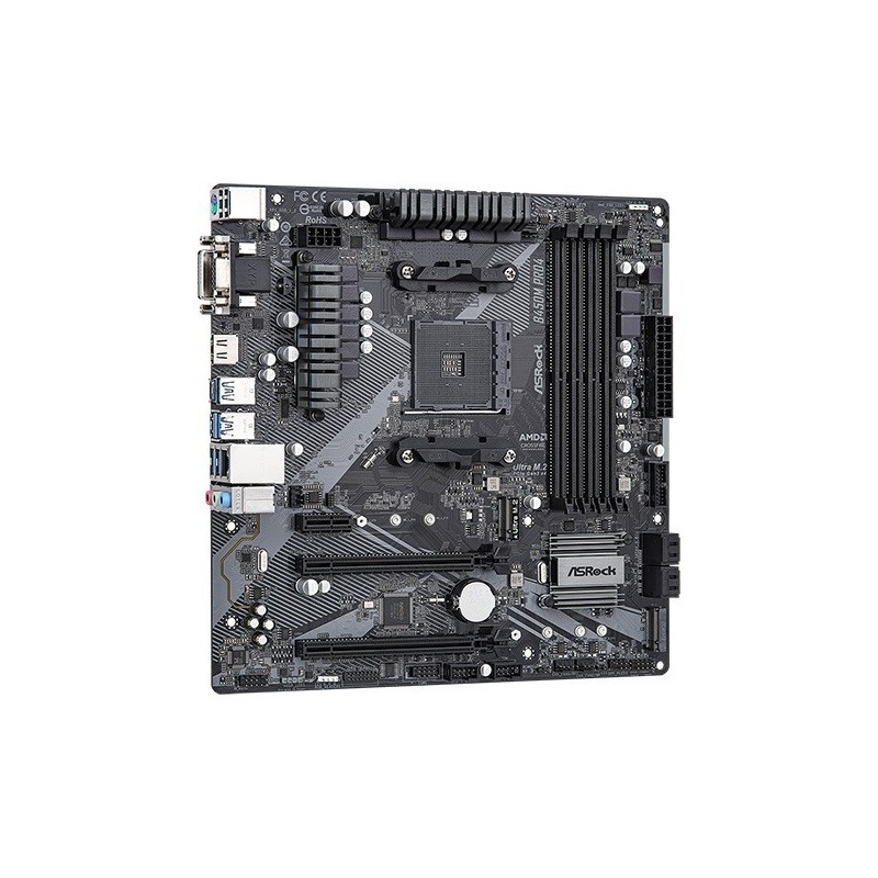 Płyta główna B450M PRO4 R2.0 AM4 4DDR4 HDMI uATX 