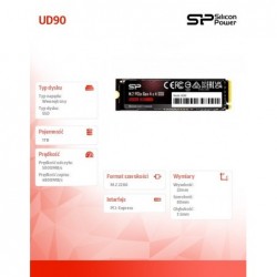 Dysk SSD UD90 1TB PCIe M.2 2280 NVMe Gen 4x4 5000/4800 MB/s 