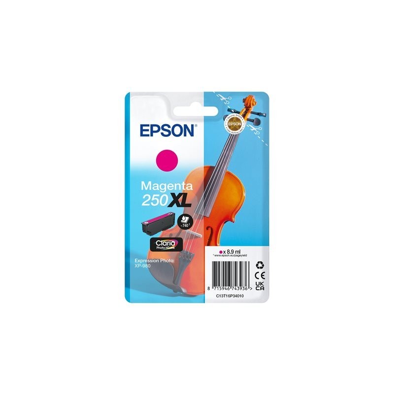EPSON Singlepack Magenta 250XL ink