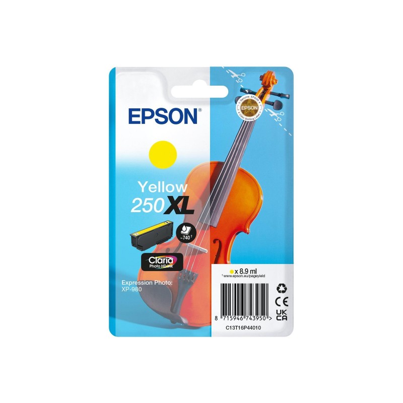 EPSON Singlepack Yellow 250XL ink