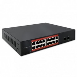 Przełącznik sieciowy SWITCH Gigabit Ethernet PoE | 16x RJ45 | 2x SFP | 1000 Mb/s Przełącznik sieciowy SWITCH Gigabit Ethernet PoE | 16x RJ45 | 2x SFP | 1000 Mb/s