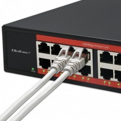 Przełącznik sieciowy SWITCH Gigabit Ethernet PoE | 16x RJ45 | 2x SFP | 1000 Mb/s Przełącznik sieciowy SWITCH Gigabit Ethernet PoE | 16x RJ45 | 2x SFP | 1000 Mb/s