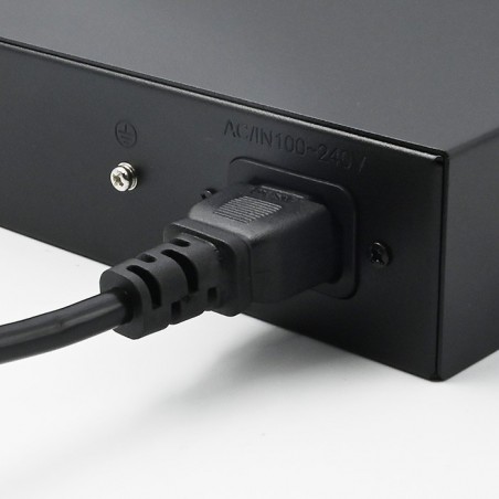 Przełącznik sieciowy SWITCH Gigabit Ethernet PoE | 24x RJ45 | 2x SFP | 1000 Mb/s 