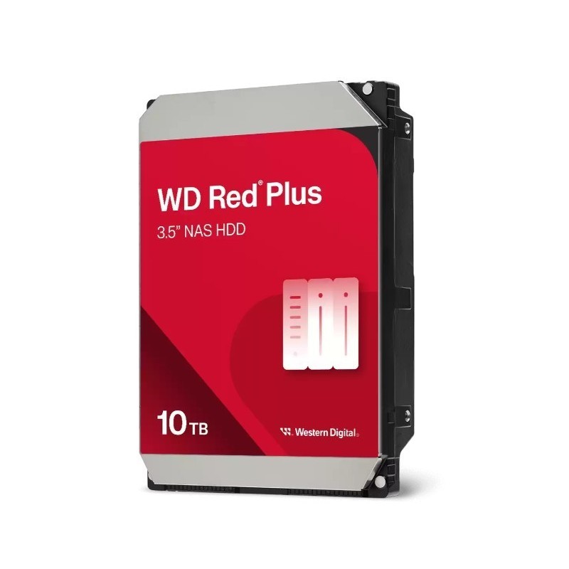 Dysk HDD Red Plus 10TB 3,5'' 512MB/7200RPM WD100EFGX 