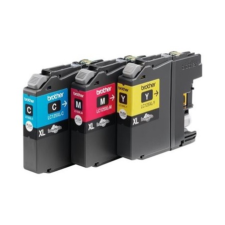 BROTHER LC125XLRBWBP Zestaw Brother LC125XLRBWBP CMY Blister Pack 1 200str MFC-J4510DW