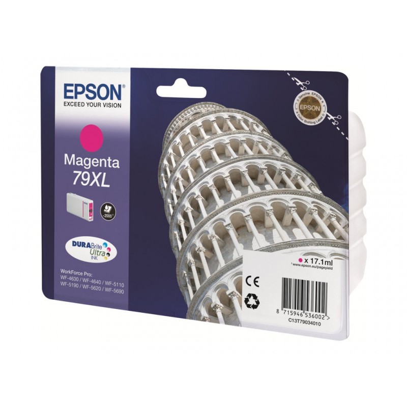 EPSON C13T79034010 Tusz Epson magenta T7903 17 ml WF-5110DW/WF-5190DW/WF-5620DWF/WF-5690DWF