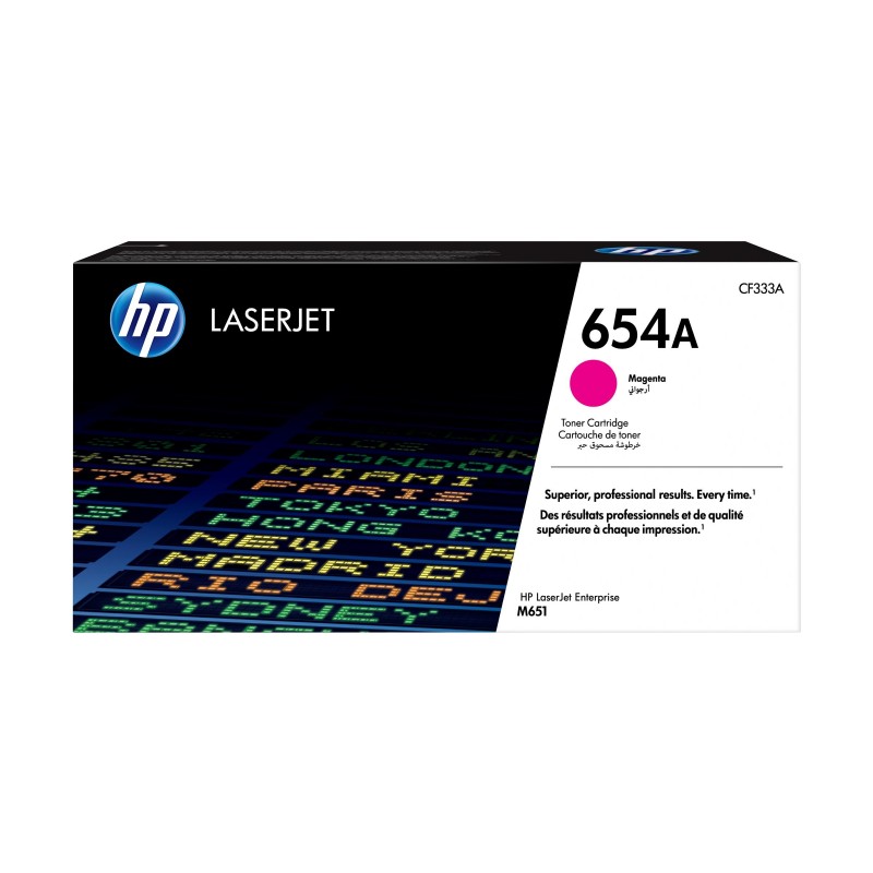 HP 654A Magenta Toner Color LaserJet Enterprise M651 15000 pages