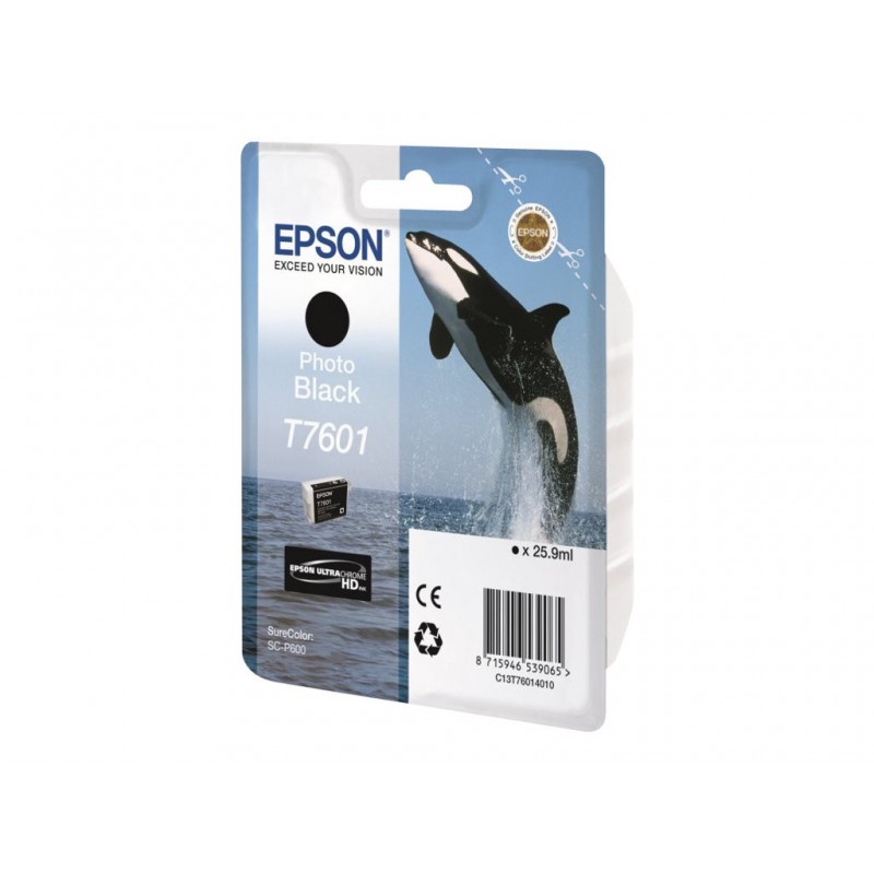 EPSON C13T76014010 Tusz Epson photo black SureColor SC-P600 EPSON C13T76014010 Tusz Epson photo black SureColor SC-P600