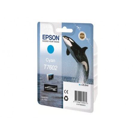 EPSON C13T76024010 Tusz Epson Singlepack cyan SureColor SC-P600