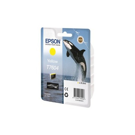 EPSON C13T76044010 Tusz Epson Singlepack yellow SureColor SC-P600 EPSON C13T76044010 Tusz Epson Singlepack yellow SureColor SC-P600