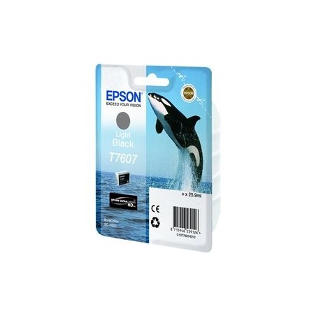 EPSON C13T76074010 Tusz Epson Singlepack light black SureColor SC-P600 EPSON C13T76074010 Tusz Epson Singlepack light black SureColor SC-P600