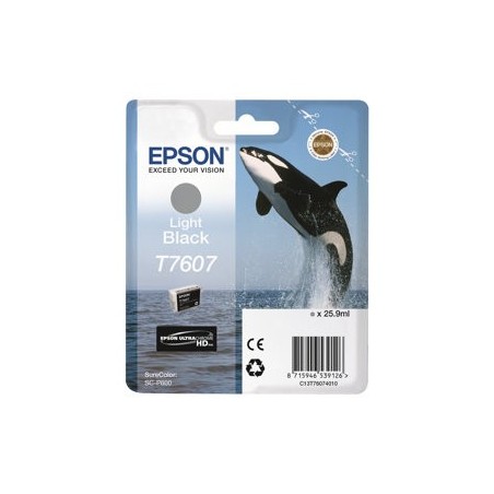 EPSON C13T76074010 Tusz Epson Singlepack light black SureColor SC-P600 EPSON C13T76074010 Tusz Epson Singlepack light black SureColor SC-P600