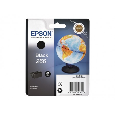 EPSON C13T26614010 Tusz Epson black 266 WorkForce WF-100W EPSON C13T26614010 Tusz Epson black 266 WorkForce WF-100W