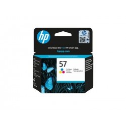 HP 57 original ink cartridge tri-colour high capacity 17ml 500 pages 1-pack