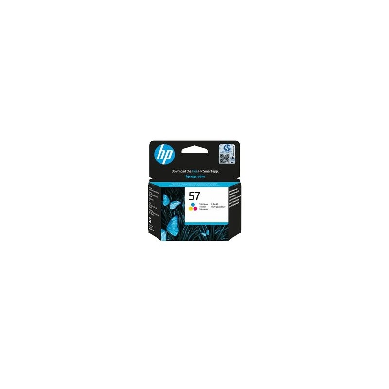 HP 57 original ink cartridge tri-colour high capacity 17ml 500 pages 1-pack