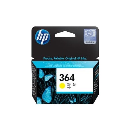 HP 364 original Ink cartridge CB320EE BA3 yellow standard capacity 3ml 300 pages 1-pack with Vivera Ink cartridge