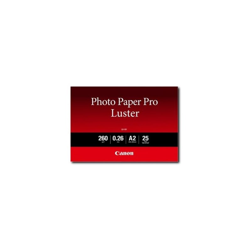 CANON LU-101 A2 photo paper Luster 25 sheets