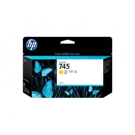 HP 745 130-ml Yellow Ink Cartridge