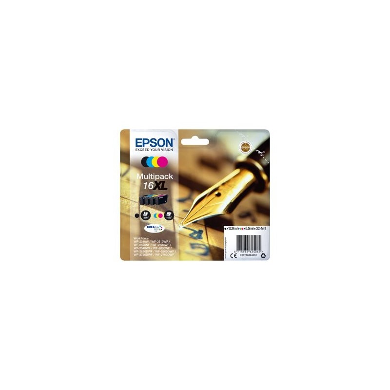 EPSON C13T16364012 Zestaw Epson T1636 XL CMYK Multi Pack WF-2010/25x0