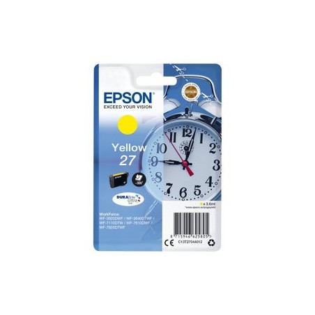 EPSON C13T27044012 Tusz Epson T2704 yellow DURABrite EPSON C13T27044012 Tusz Epson T2704 yellow DURABrite