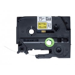 BROTHER FLE6511 21MMX45MM BLCK ON YELL FLAG TAPE