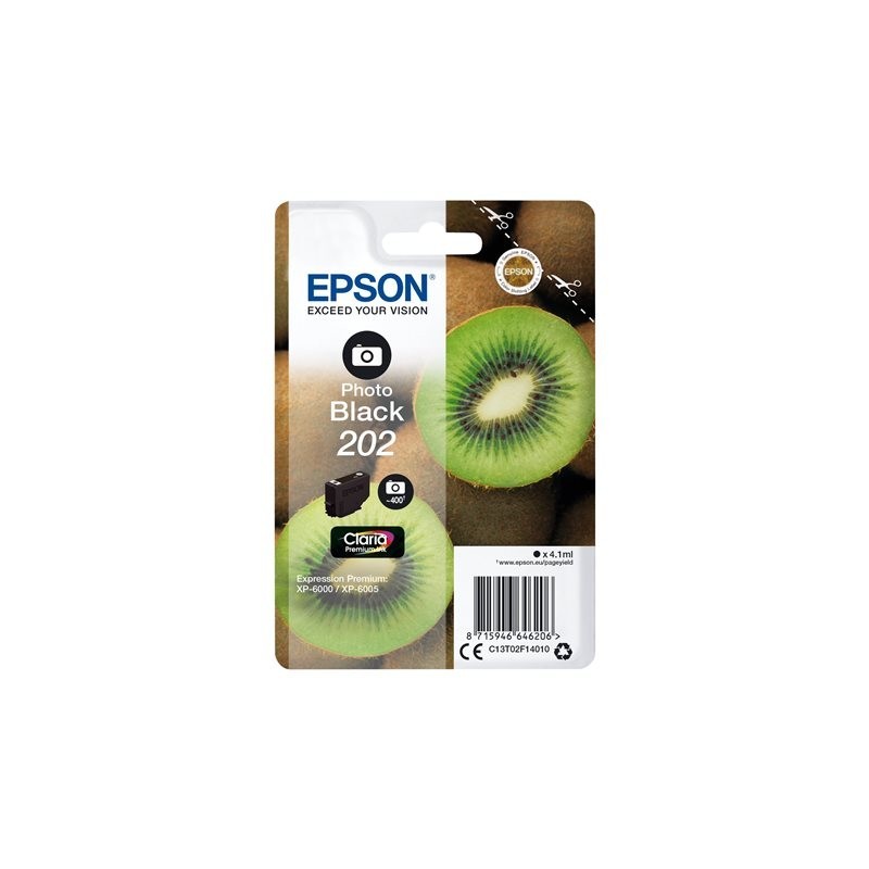 EPSON C13T02F14010 Tusz Epson photo black 202 4,1ml Claria Premium