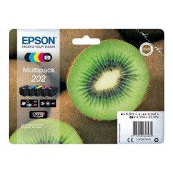 EPSON C13T02E74010 Tusz Epson Kiwi Multipack 202 CMYK+photo black Claria Premium